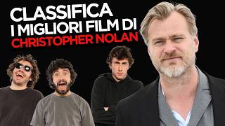 Tier list di Christopher Nolan