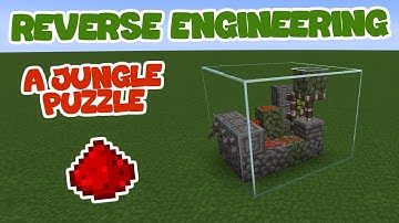 Reverse Engineering a Jungle Pyramid Puzzle in Minecraft!