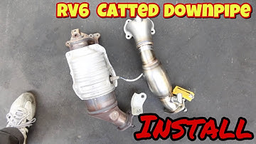 10th Gen Civic LX gets RV6 Catted Downpipe!!