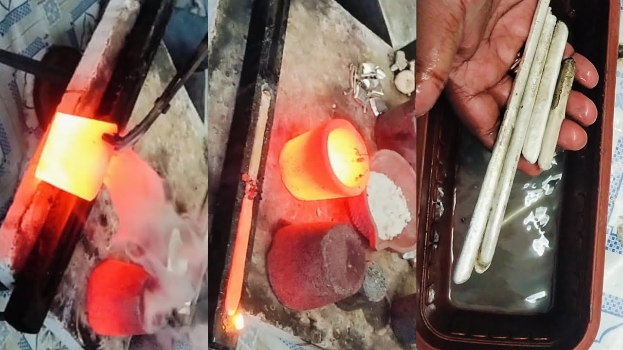 Silver Karagadam Process 🔥 | From Scrap to Pure Silver 