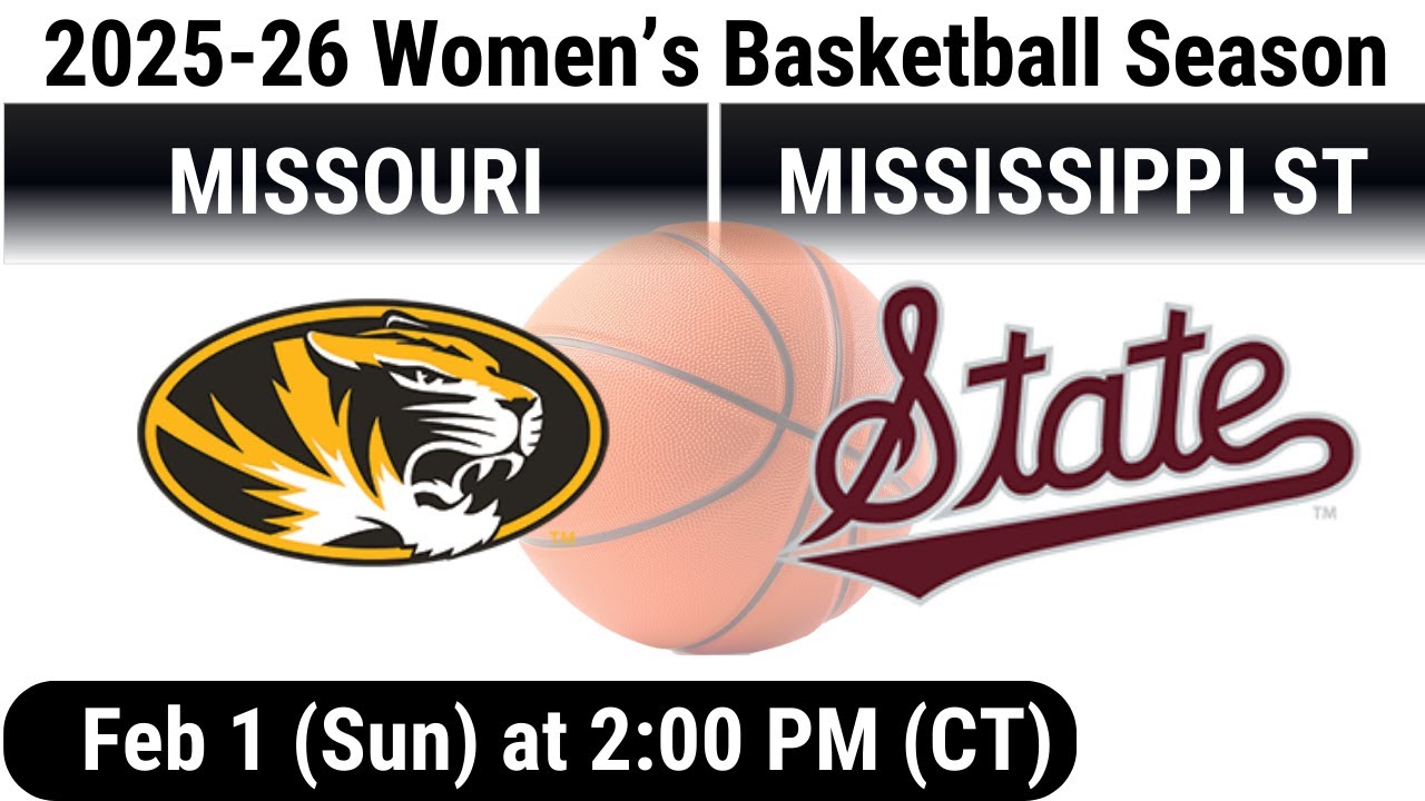 2026 Feb 1 WBB Missouri Tigers vs Mississippi State Bulldogs FULL GAME Women's Basketball