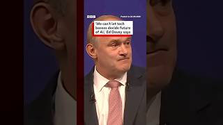 Tech bosses are racing each other with no guardrails, Ed Davey said. #BBCNews
