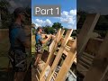 Construction of a 12.4m2 terrace using frame technology.  Part 1 #carpenter