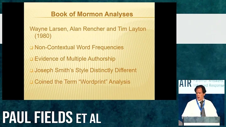 "Book of Mormon Voices" by Paul Fields et al. from...