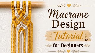 Full Macrame Design Tutorial | Macrame Design Tutorial for Beginners | Macrame Design Class 432 News