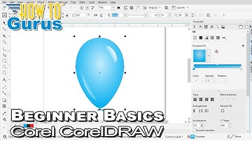 How You Can Draw a Balloon in CorelDRAW - CorelDRAW Basics for Beginners Tutorial