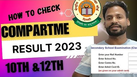 Cbse Compartment Result 2023 Big Good News | Cbse Official News | How To Check Compartment Result