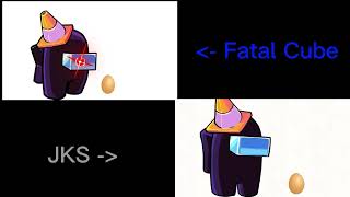Black Impostor V.s Egg Animation Comparation Lolerroi