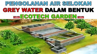 Penahan Air Selokan Grey Water Dalam Bentuk Ecotech Garden