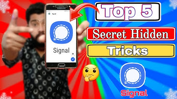 Signal Apps Top 5 Secret Settings 2021 | Signal Private Messager App | Signal App Best Features