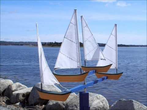 The Whirlygig Factory - Sailboat Wind Spinners - YouTube