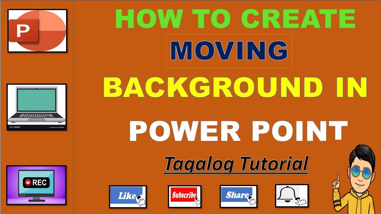 powerpoint presentation with moving background