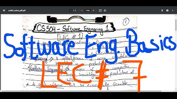 CS504 Software Eng. Basics Short Lecture # 7 | Software Engineering Coursework Help for University