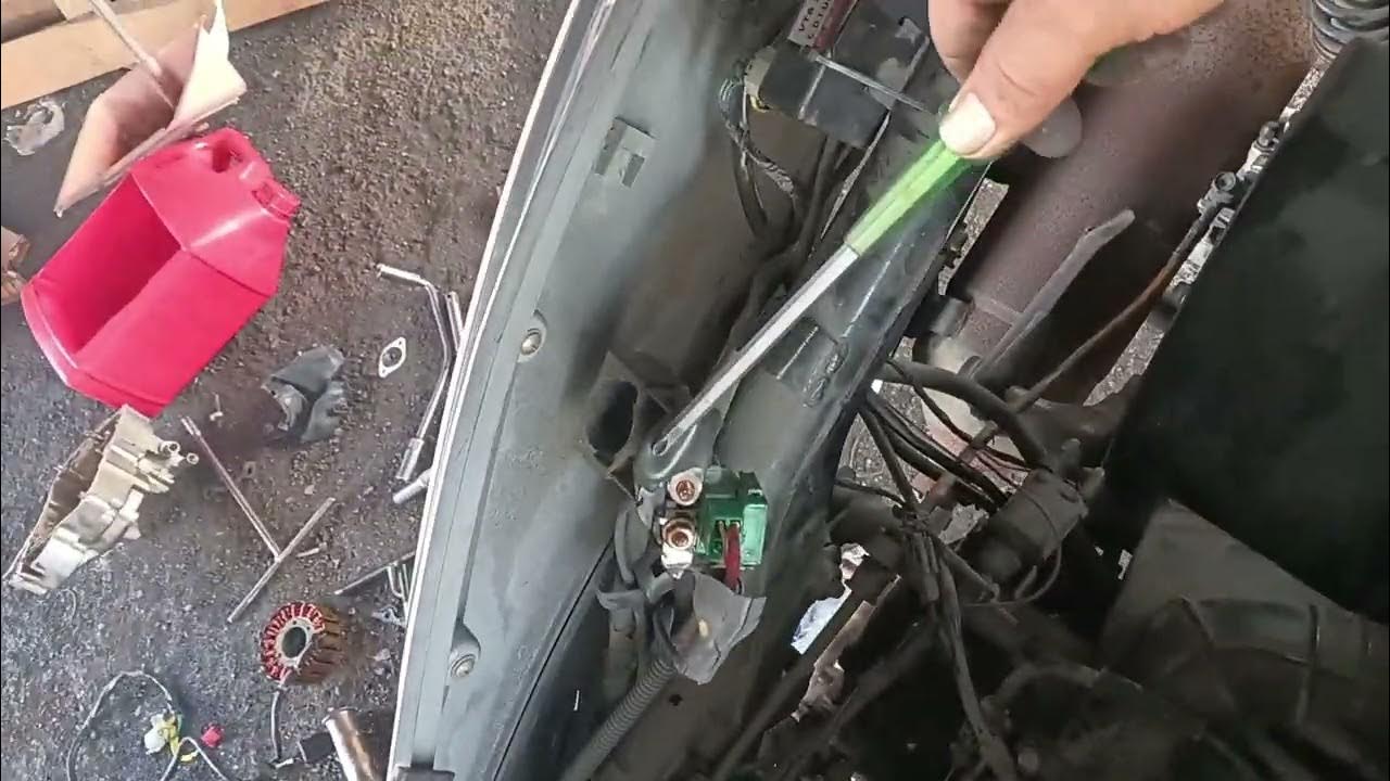 skuter vts200..info sikit moto korang problem bila start bunyi ktek