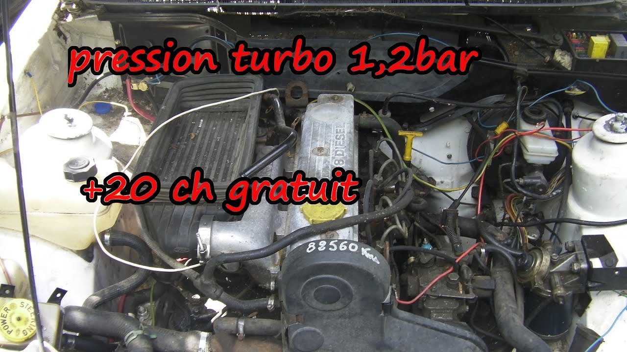 Augmentation de la puissance d'un moteur turbo diesel