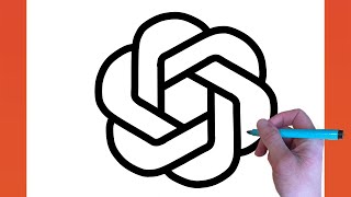 HOW TO DRAW CHAT GPT LOGO | SIMPLE GUIDE