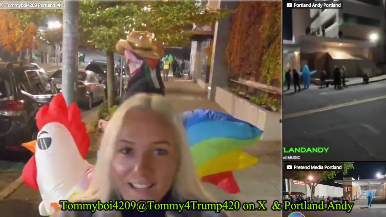 Cowboy on Inflatable Rooster, Blackblock, & Keffiyeh's OH MY! p.2