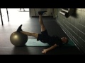 Single-Leg Ball Leg Curls