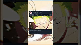 Zoro Edits One Piece Episode 1089