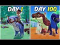 I spent 100 days in paleo pines a dinosaur farming sim