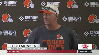 Browns HC Todd Monken's Philosophy on Throwing the Ball Downfield - Sports4CLE, 8/4/26