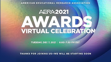 2021 AERA Awards Virtual Celebration