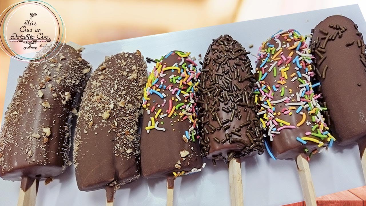 CHOCOBANANAS SIN CONGELAR Y CONGELADAS | HOMEMADE CHOCOBANANAS | 