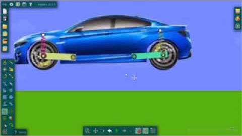Realistic car algodoo tutorial  with not perfect suspension