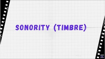 Elements of Music 6 - Sonority (Timbre) - GCSE Music