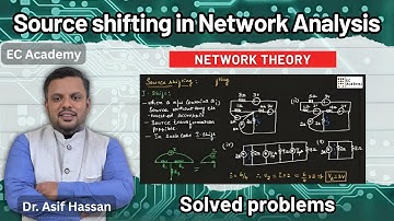 Source shifting in network analysis || ECAcademy #education #electricalengineering #circuitanalysis