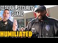 Federal Security Guard  Humiliated by Cop and Auditor