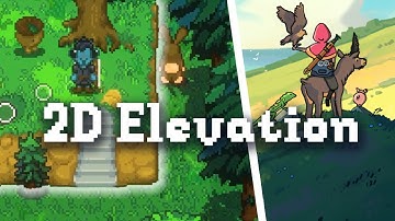 How Pixel Art Games Fake 3D Elevation