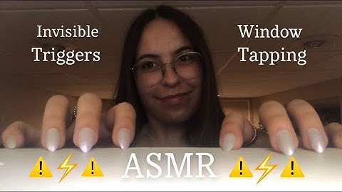 Invisible Triggers & Fast Window Tapping & Scratching ASMR (lofi)