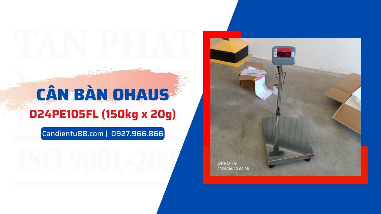 Cân bàn Ohaus D24PE150FL nhập khẩu nguyên chiếc