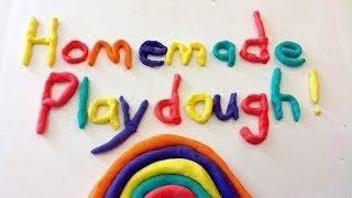 How to make Playdough with Bright Colors
