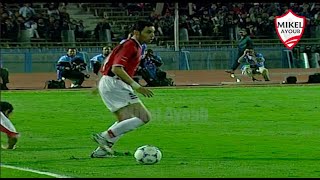 مصر 5  2 الجزائر.. بتصفيات كأس العالم 2002 وسط 100 الف مشجع باستاد القاهرة