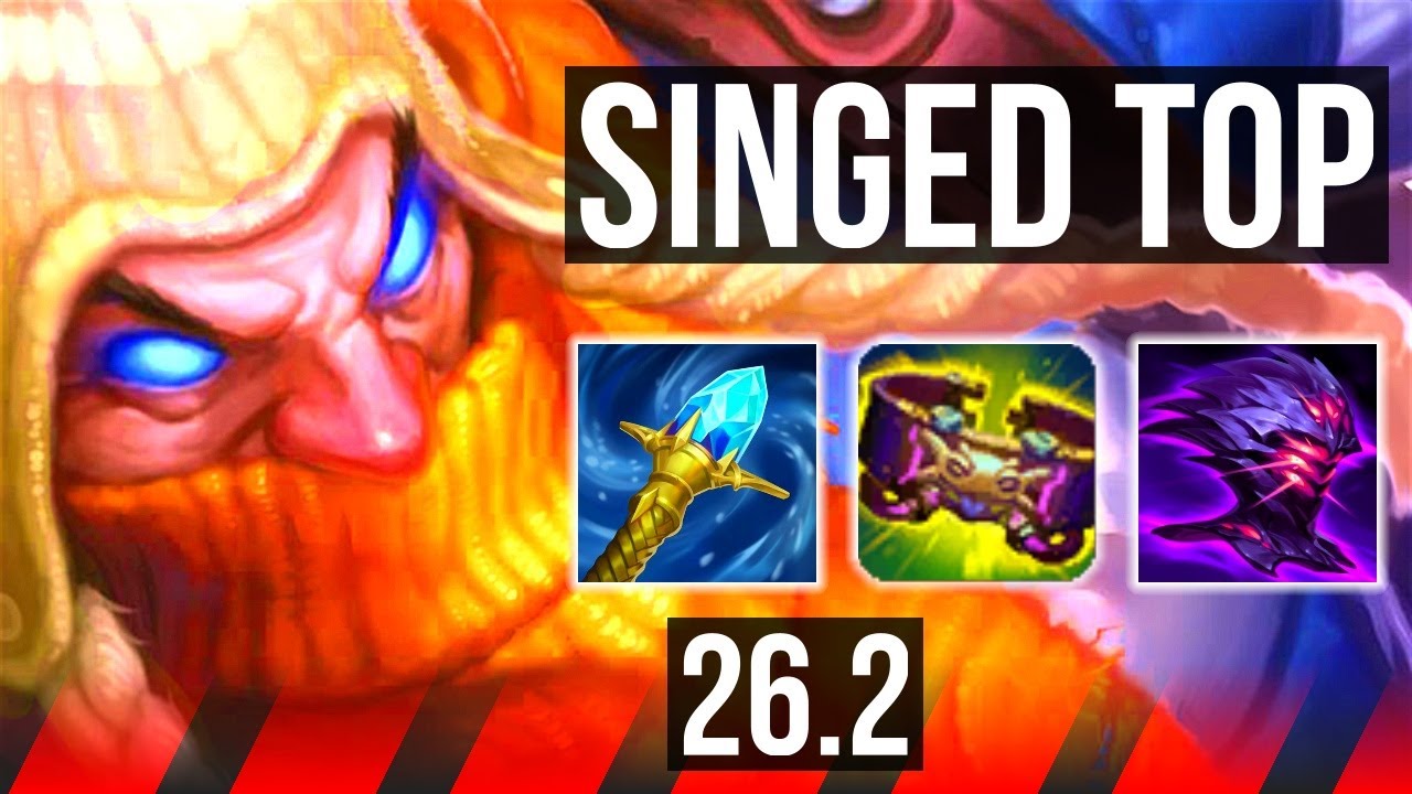 SINGED vs IRELIA (TOP) | KR Challenger | 26.2