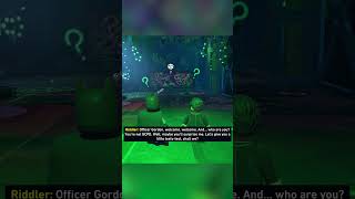 What Riddler Says When He Sees Batman For the First Time in LEGO Batman: Legacy of the Dark Knight