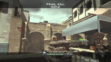 MW3 - stun grenade headshot final killcam