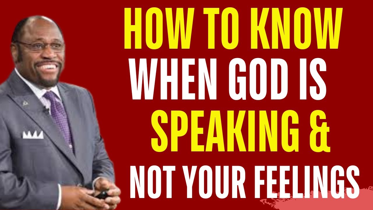 HOW TO KNOW When God is Speaking and When Its Just Fear Talking | MYLES MUNROE MOTIVATION