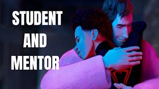 the beautiful Bond between miles and Peter B in the spider verse movies | analyzing