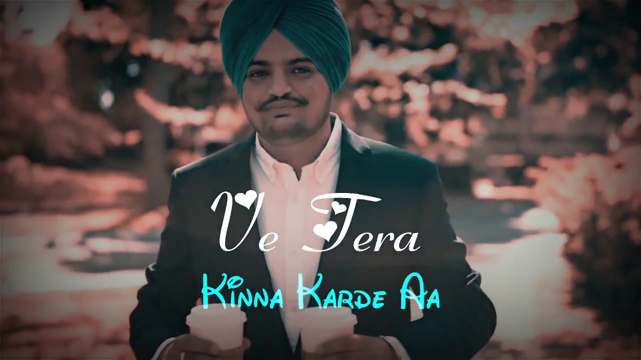 Aaj Kal Ve Sidhu Moose Wala (Lyrics Video) Whatsapp Status Video New