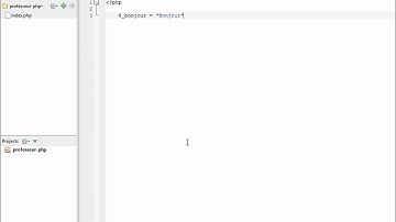 Variables PHP - Apprendre PHP avec Professeur-PHP.com