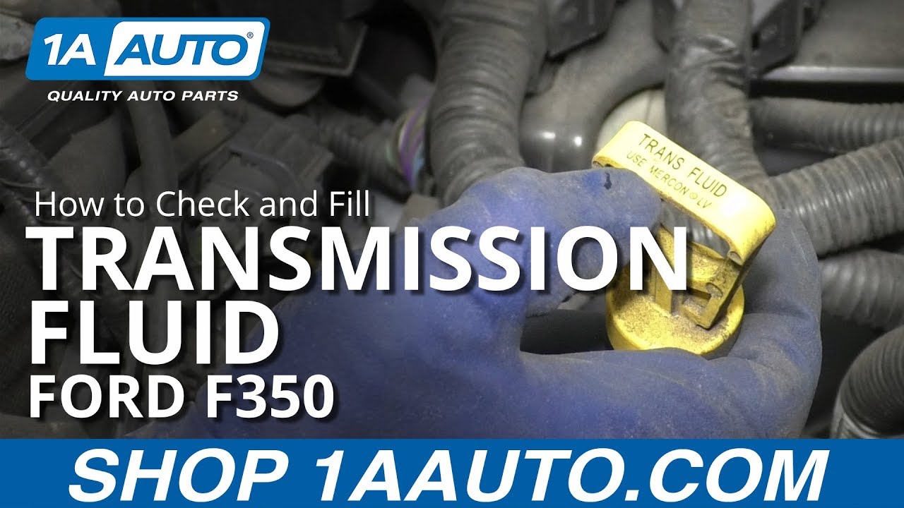 How to Check and Fill Transmission Fluid 2008-19 Ford F-350 | 1A Auto