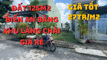 Bán đất biển Hội An 125m2 khu Làng Chài, xây homestay tốt, tắm biển 200m, đường 7m5, giá rẻ đầu tư.