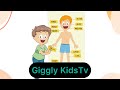 Body parts phonic song  giggly kids tv kids rhymes and baby songs