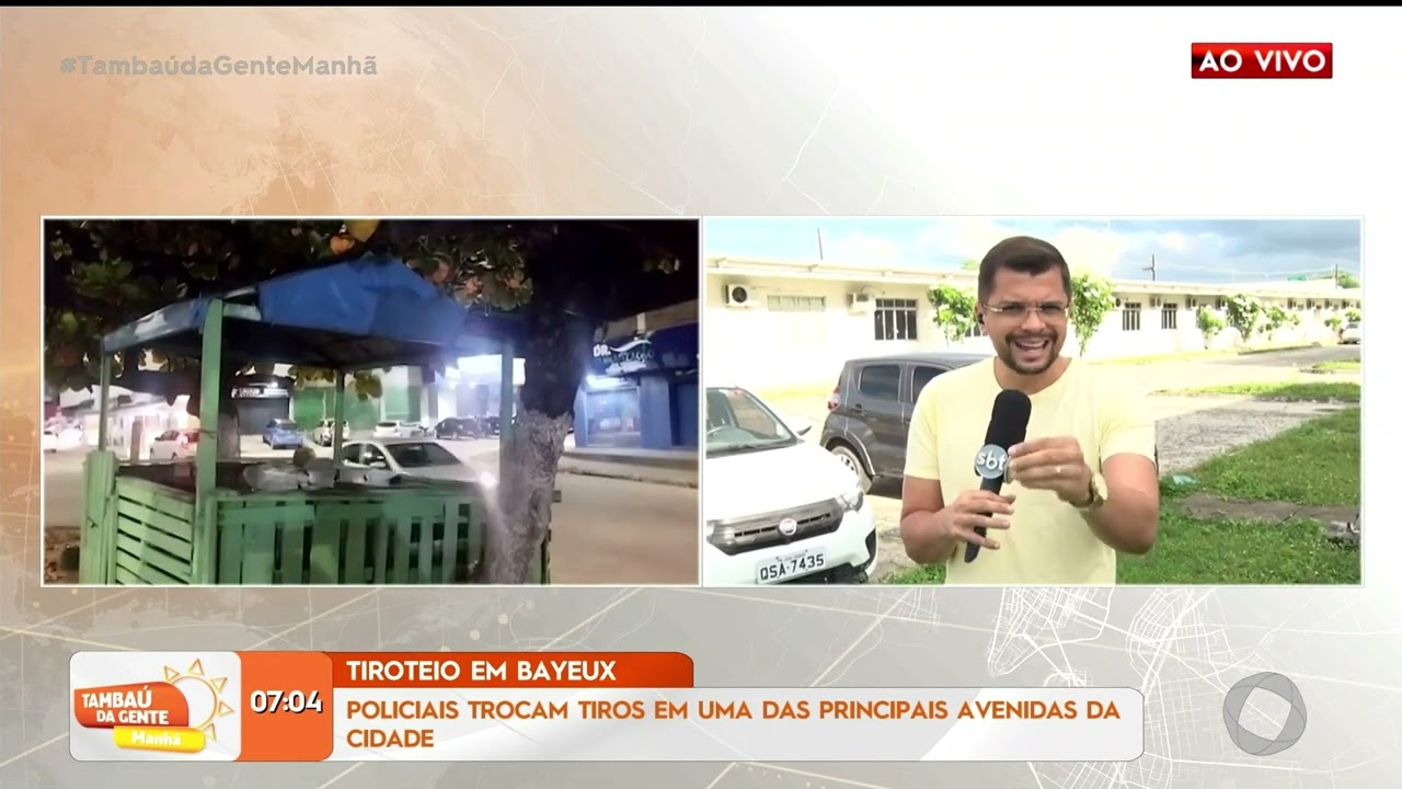 Policiais trocam tiros em uma das principais avenidas de Bayeux -  Tambaú da Gente Manhã