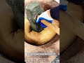 Pounding mochi with a heavy mallet! 🔨