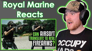 Royal Marine Reacts To Can Airsoft Translate to Real Firearm Skill? - T.Rex ARMS