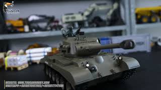 2.4Ghz Henglong 1/16 7.0 Plastic M26 Pershing RTR RC Tank 3838 W/ 360° TurretTH17302